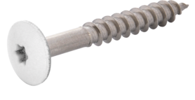 Kleurkop of Tresposchroef RAL 1013 Lengte 60 mm